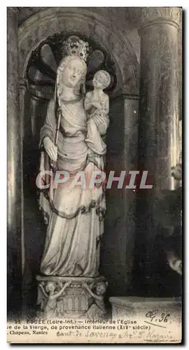 Cartes postales Bouee Interieur de l&#39Eglise de la Vierge de Provenance italienne
