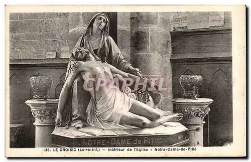 Cartes postales Le Croisic Interieur de l&#39Eglise Notre Dame de Pitie