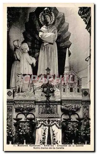 Cartes postales Madones Nantaises Nantes Chapelle de la Salette Notre dame de la Salette