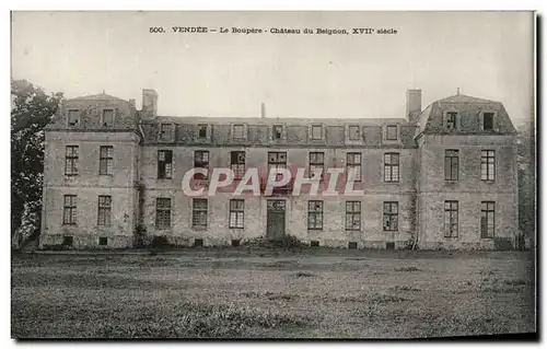 Ansichtskarte AK Vendee Le Boupere Chateau du Beignon