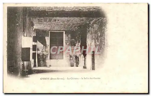 Cartes postales Oyron Le Chateau la salle des Gardes