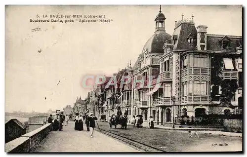 Cartes postales La Baule sur Mer Boulevard Darlu pres Splendid Hotel