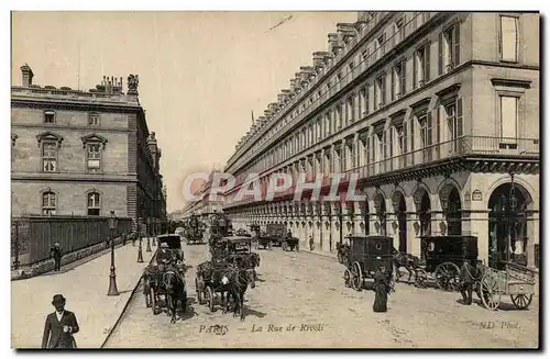 Cartes postales Paris La Rue de Rivoli