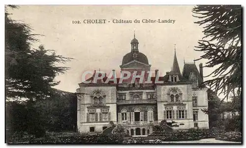 Ansichtskarte AK Cholet Chateau du Chene landry