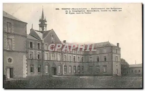 Cartes postales Tourfou Etablissement des Rellgieuses de la Congregation Saint marie