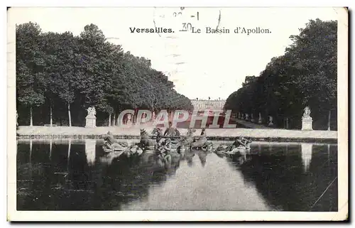 Cartes postales Versailles La Bassin d&#39Apollon