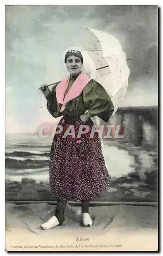 Cartes postales Sablaise Folklore Costume