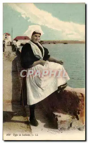 Cartes postales Type de Sablaise Folklore Costume