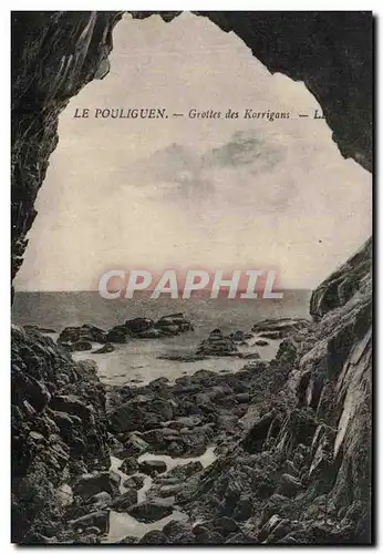 Cartes postales Le Pouliguen Grottes des Korrigans