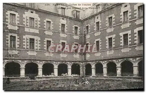 Cartes postales Nantes Cloitre de l&#39ancien Couvant de la Visitation celebre par Gresset dans Ververt