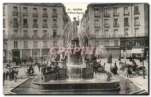 Ansichtskarte AK Nantes La Place Royale