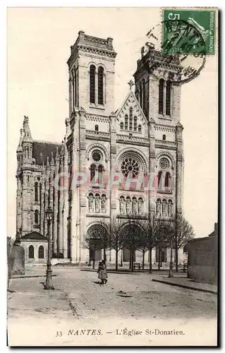 Ansichtskarte AK Nantes L&#39Eglise St Donatien