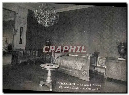 Ansichtskarte AK Versailles Le Grand Trianon Chambre a coucher de Napoleon 1er