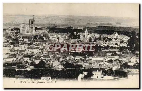 Cartes postales Sens Vue generale