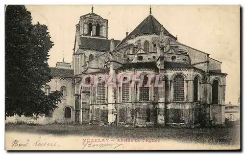 Cartes postales Vezelay Abside de l&#34Eglise