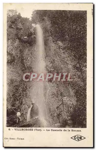 Cartes postales Villecroze la Cascade de la Baume