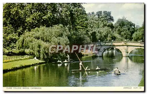 Ansichtskarte AK Clare College Bridge Cambridge