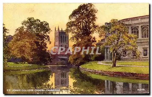 Cartes postales St Johns College Chapel Cambridge