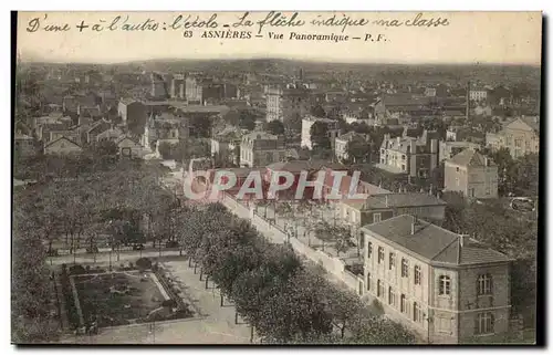 Ansichtskarte AK Asnieres Vue Panoramique