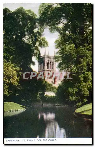 Cartes postales Cambridge John&#39s College Chapel