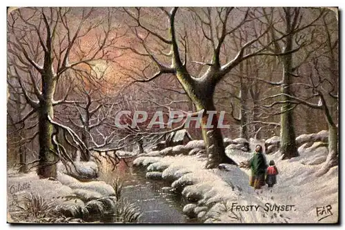 Cartes postales Frosty Sunset