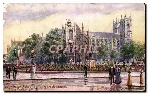 Cartes postales Abbey St Margarets Church From Parliament st