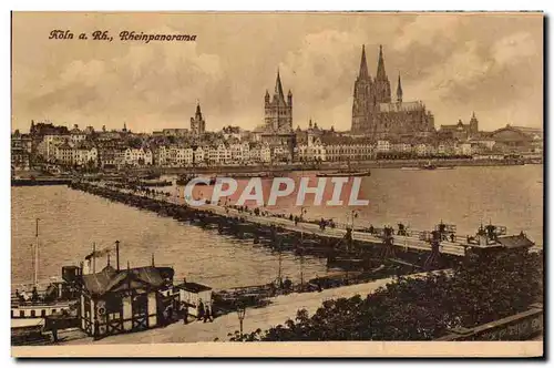 Cartes postales Koln a Rh Rhein Panorama