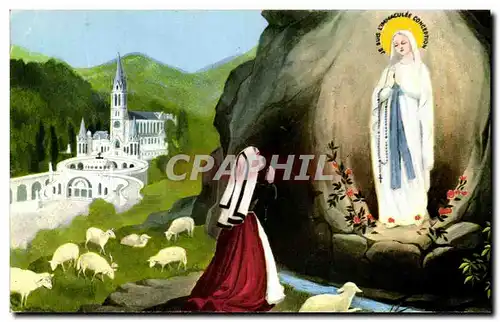 Cartes postales Lourdes L&#39Apparition