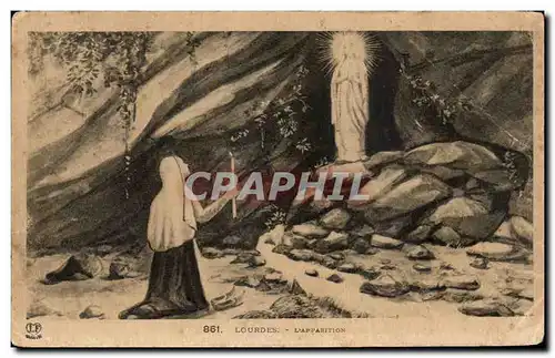 Cartes postales Lourdes L&#39Apparition