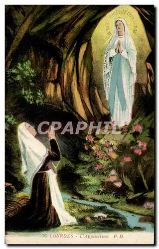 Cartes postales Lourdes L&#39Apparition
