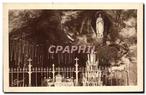 Ansichtskarte AK Lourdes la Grotte Miraculeuse