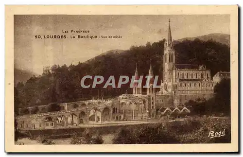 Cartes postales Les Pyrenees Lourdes la Basilique