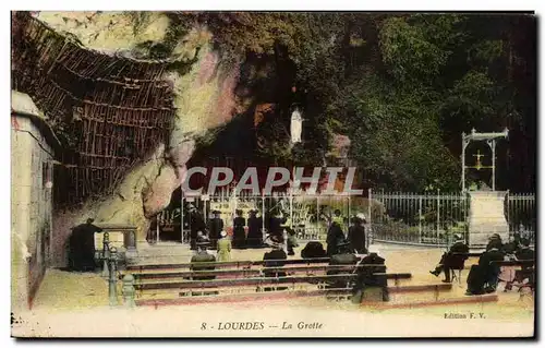 Cartes postales Lourdes la Grotte