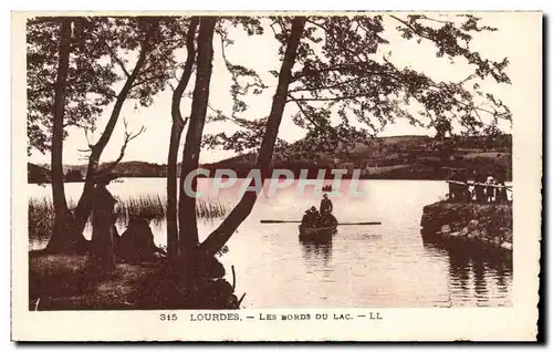 Cartes postales Lourdes Les Bords Du Lac