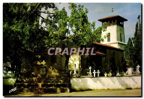 Cartes postales moderne Arcangues L'Eglise et le Vieux banc Seigneurial