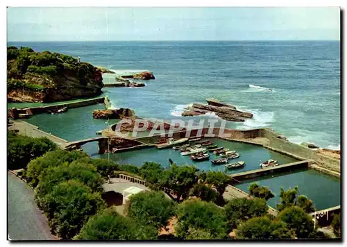 Ansichtskarte AK Biarritz Le Port des Pechers Vue panoramique prise des Chambres de l&#39hotel El Mirador