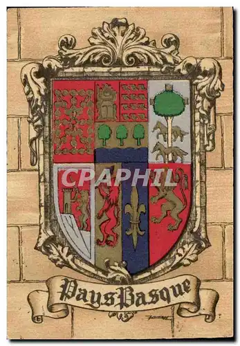 Cartes postales moderne Pays Basque Lion