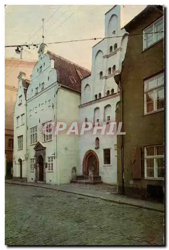 Ansichtskarte AK Riga Dwelling houses in Maza Pils Street Lettonie