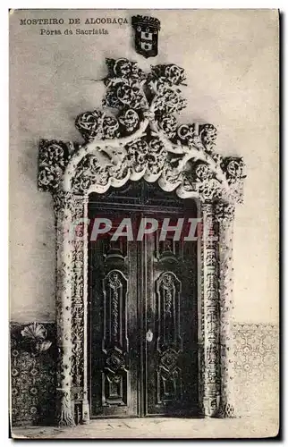 Cartes postales Mosteiro De Alcobaca Porta da Sacristia