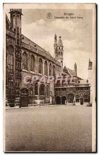 Cartes postales Bruges Chapelle de Saint Sang