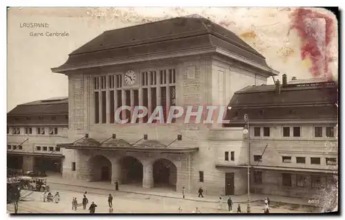 Cartes postales Lausanne Gare Centrale