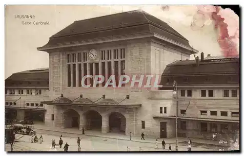 Cartes postales Lausanne Gare Centrale