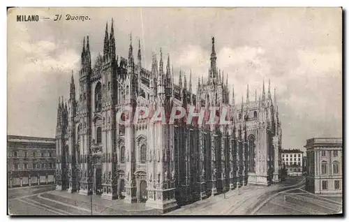 Cartes postales Milano Il Duomo