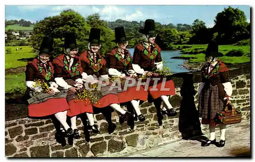 Cartes postales Welsh National Costume Folklore