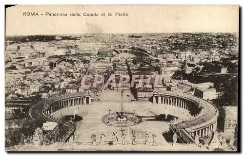 Cartes postales Roma Panorama Dalla Cupola di S Pietro