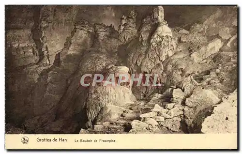 Cartes postales Grottes de Han Le Boudoir de Proserpine