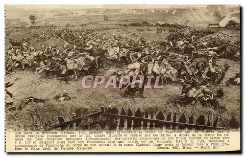 Cartes postales Panorama de la bataille de Waterloo Napoleon 1er Militaria