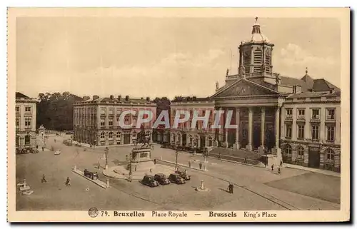 Cartes postales Bruxelles Place Royale
