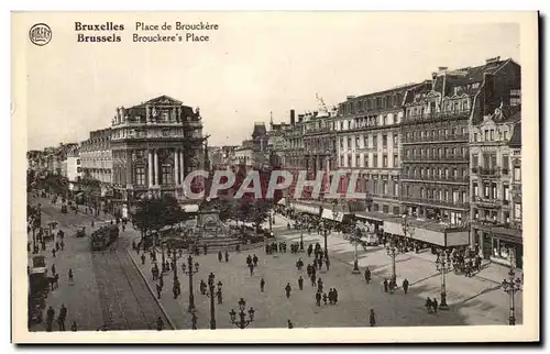 Cartes postales Bruxelles Place de Brouckere