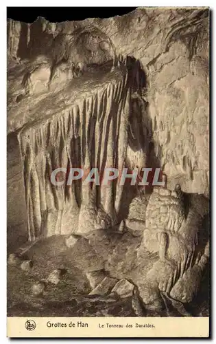 Cartes postales Grottes de Han Le Tonneau des Danaides